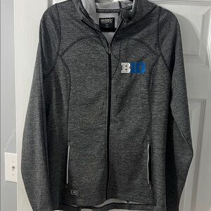 OGIO Gray Big 10 Full-Zip Hoodie
